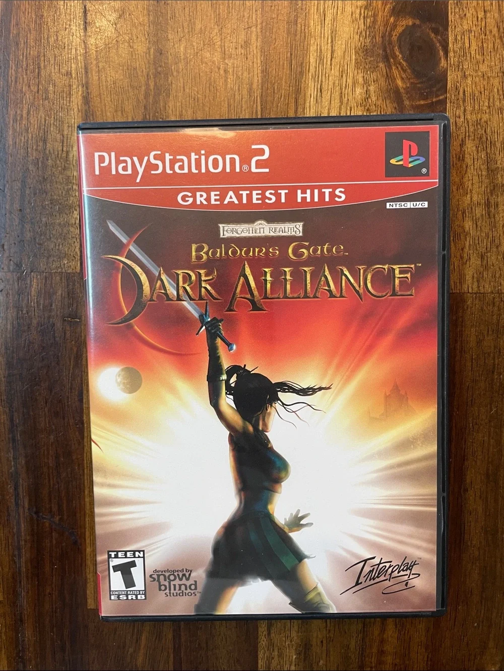 PS2 Baldurs Gate Dark Alliance Game